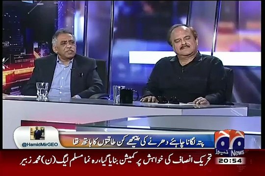 Hamid Mir Take Class Of Zubair Umar Over PTI MNA Salaries in live talk show