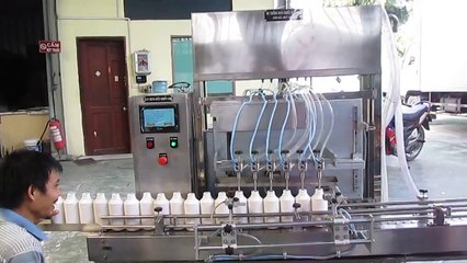 MÁY CHIẾT RÓT 6 VÒI, MÁY CHIẾT RÓT DỊCH LỎNG 6 VÒI TỰ ĐỘNG