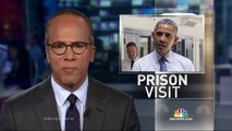 President Obama Visits Federal Prison in Push for Reform | NBC Nightly News