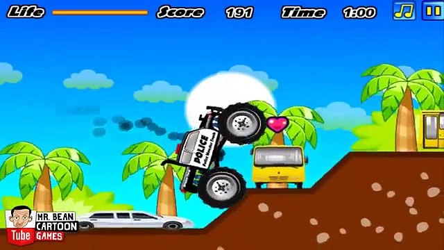 Monster Truck Police Police Car Games Online Police crashes Police car cartoon for children
