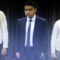 make eye contact with your friend