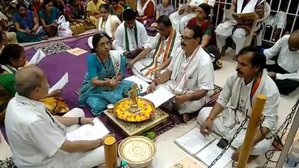 Aniruddha Bapu - Shree Rudrabhishek seva at Shree Aniruddha Gurukeshetram - 16 March 2015
