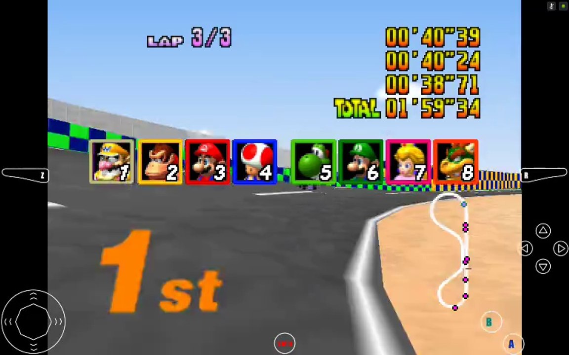 Nvidia shield tablet Mario kart 64