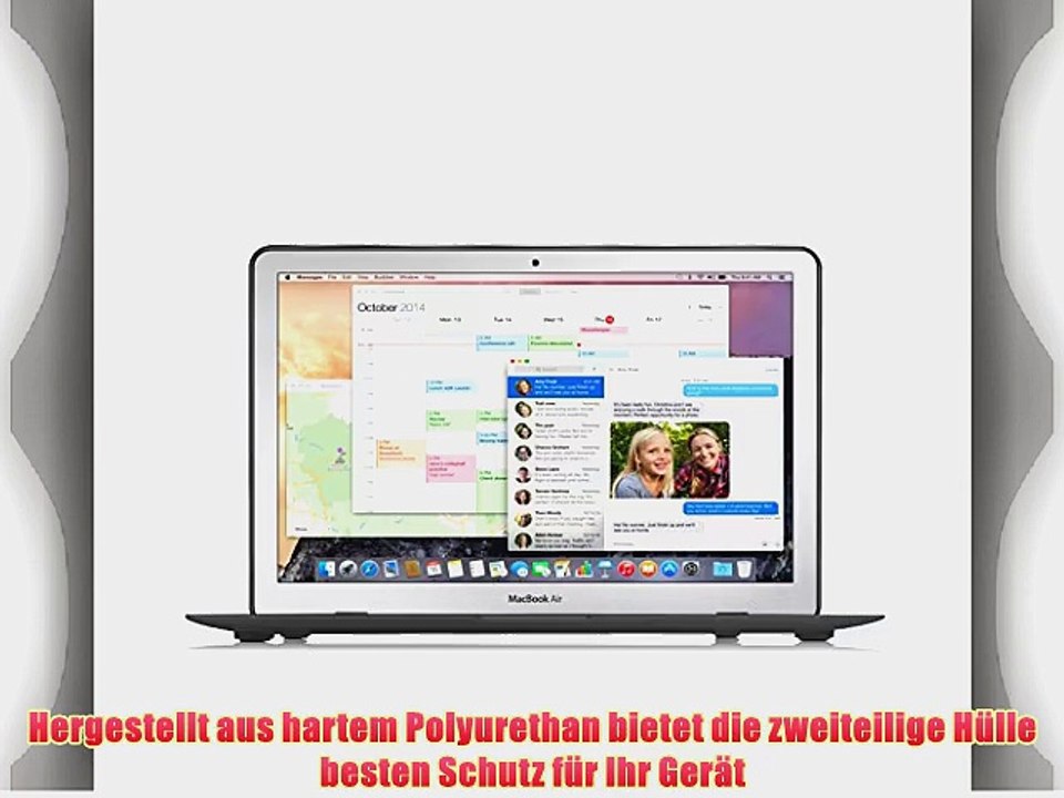 JAMMYLIZARD | Shell Transparent Harte Ultra Slim H?lle f?r MacBook Air 11 Zoll SCHWARZ