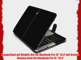 TECOOL? Premium-PU-Leder MacBook Notebook Sleeve Tasche Case H?lle f?r Apple Macbook Pro 1515.4