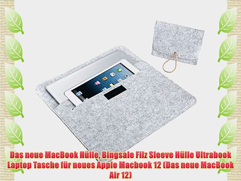 Das neue MacBook H?lle Bingsale Filz Sleeve H?lle Ultrabook Laptop Tasche f?r neues Apple Macbook
