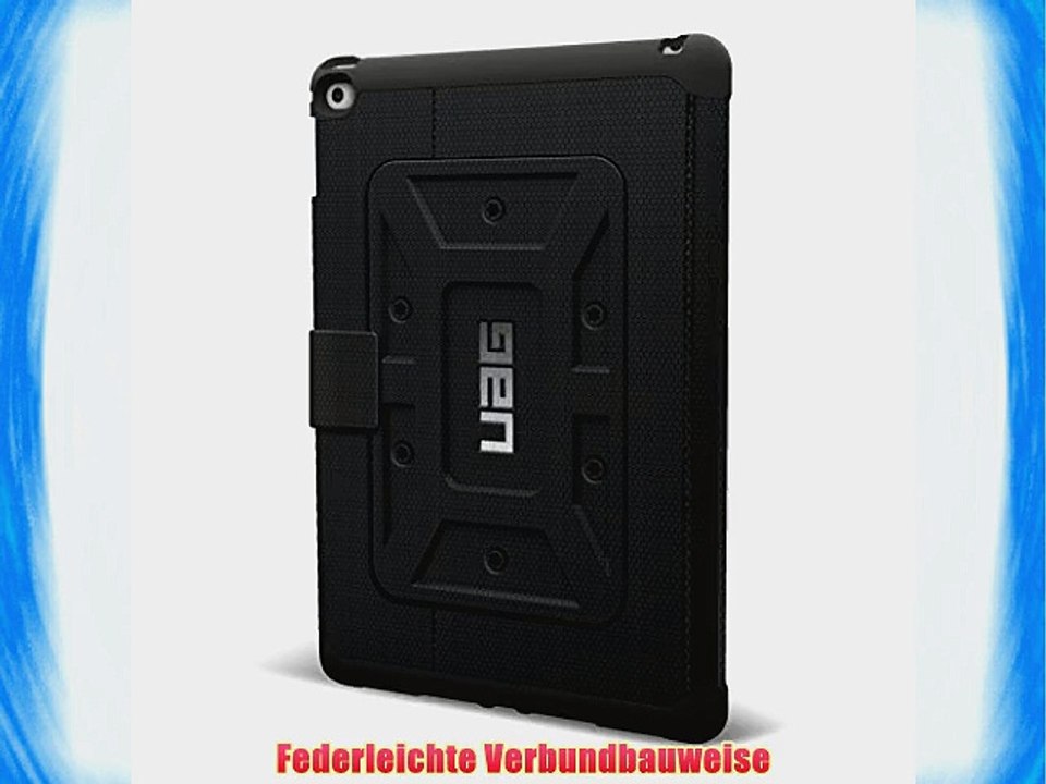 Urban Armor Gear UAG-IPDAIR2-BLK-VP H?lle f?r Apple iPad Air 2 schwarz/schwarz