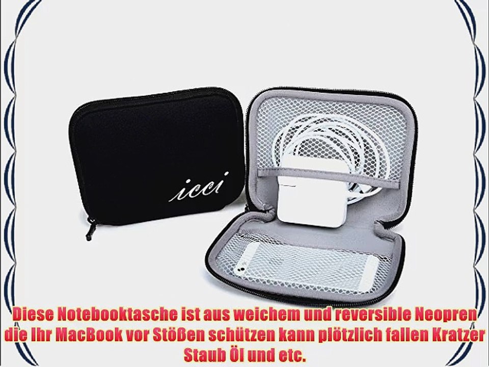 Laptoph?lle 12 Zoll icci [Shockproof] Laptoph?lle Aktentasche Laptoptasche Notebooktasche Schutzh?lle