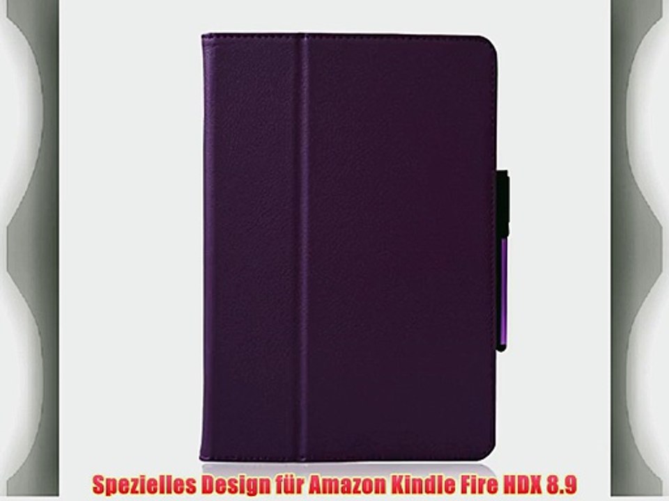 WISD? Lederh?lle f?r Amazon Kindle Fire HDX 8.9 Modell Leder Schutzh?lle H?lle Tasche Leather