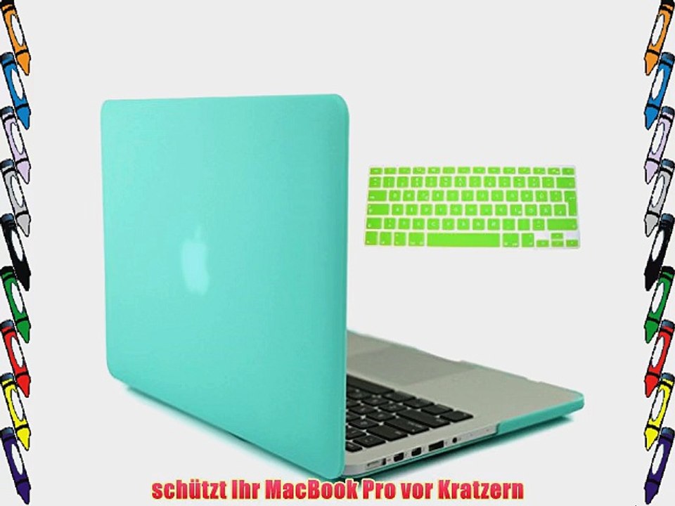 Incutex 2 in 1 Set: Schutzh?lle und Tastaturschutz f?r MacBook Pro 13