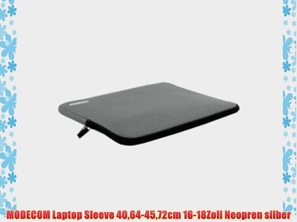 MODECOM Laptop Sleeve 4064-4572cm 16-18Zoll Neopren silber