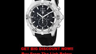 FOR SALE TAG Heuer Men's CAF101E.FT8011 Rubber with Black Dial Watch