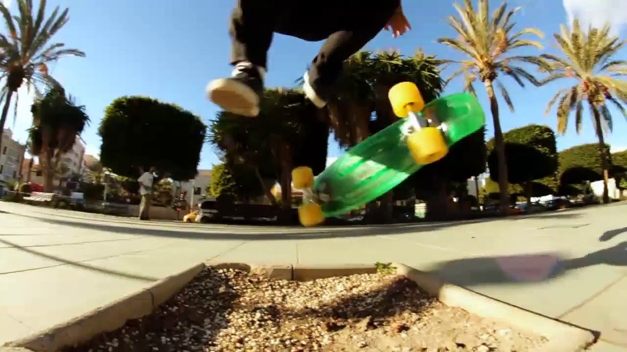 30yo skater does insane Tricks on tiny penny skateboard
