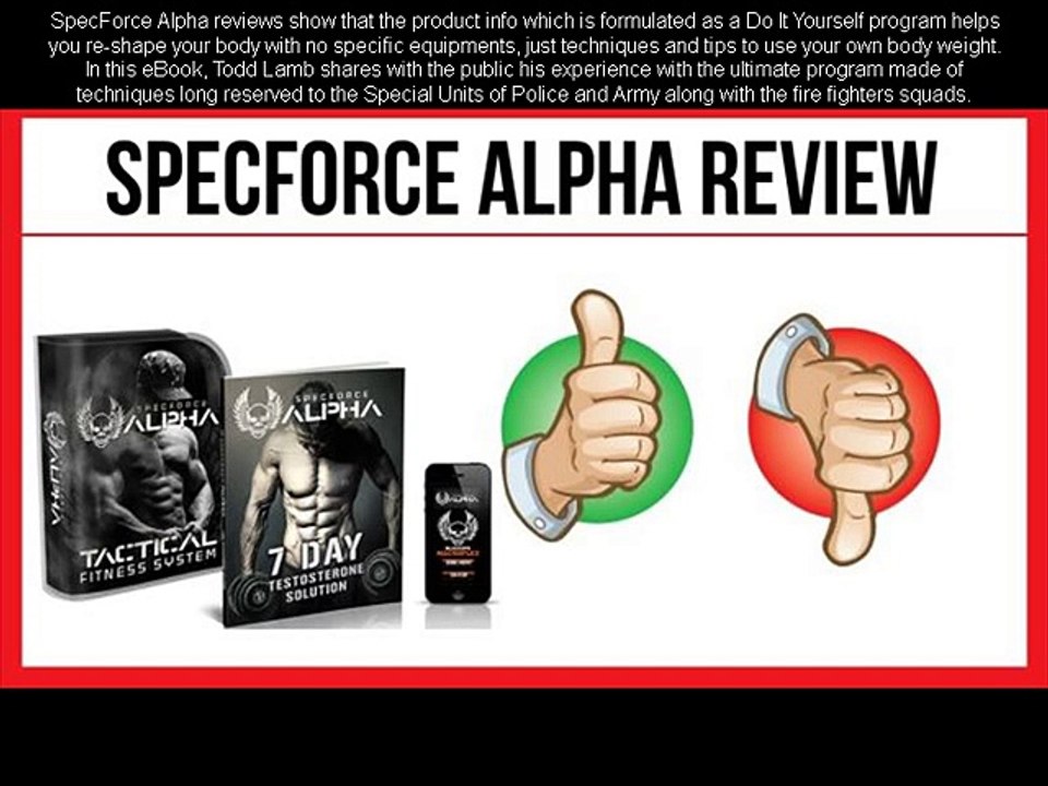 SpecForce Alpha review