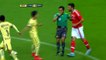 Buron sees red for horrible tackle in friendly with Benfica
