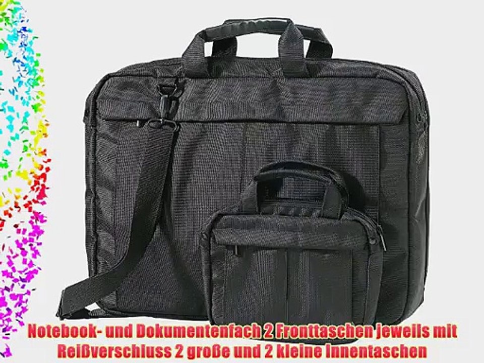 Xcase Notebook-Reisetasche aus Nylon z.B. f?r 19 Notebooks