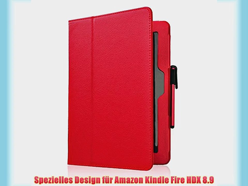 WISD? Lederh?lle f?r Amazon Kindle Fire HDX 8.9 Modell Leder Schutzh?lle H?lle Tasche Leather