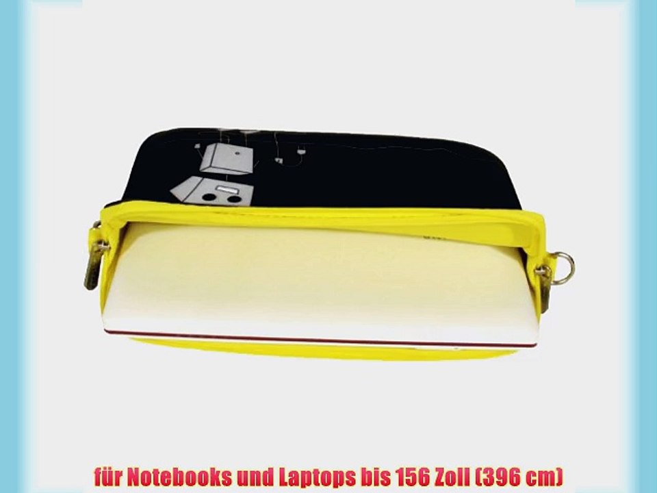 Digittrade LS156-15 Peppy Love Designer Neopren Notebook Sleeve 391 - 396 cm (154 - 156 Zoll)