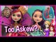 Ever After High Way Too Wonderland Apple, Maddie, Kitty and Lizzie Dolls Review