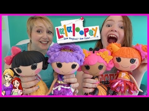 Lalaloopsy Snowy Fairest Peppy Pom Pom Charms Seven Carat and Mona Arch Wings Dolls Review