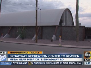 Mesa recreation center to re-open Wednesday