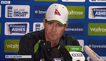Once Again Australian Test Captain Micheal Clarke Terms Success as -S-E-X- in a Live Press Conference