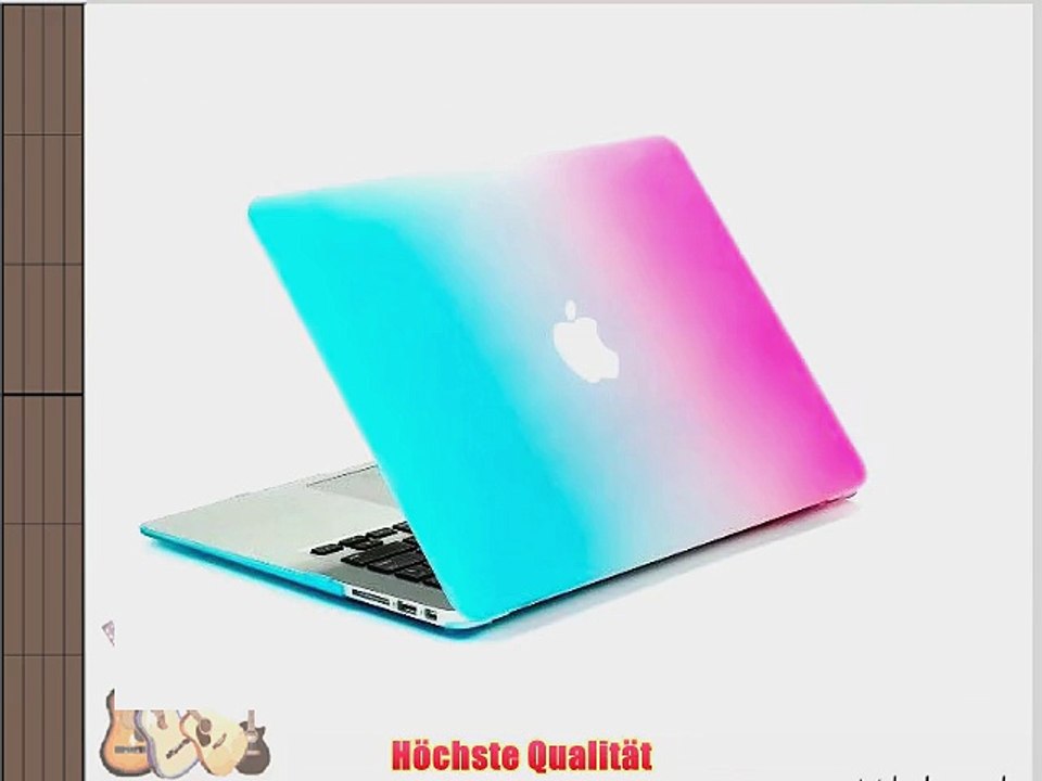 bd? Regenbogen Farben Schutzh?lle Case f?r Retina Macbook Pro 13 Zoll rosa-weiss-blau