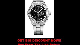 PROMO TAG Heuer Men's CAP2110.BA0833 Aquaracer Black Chronograph Dial Watch