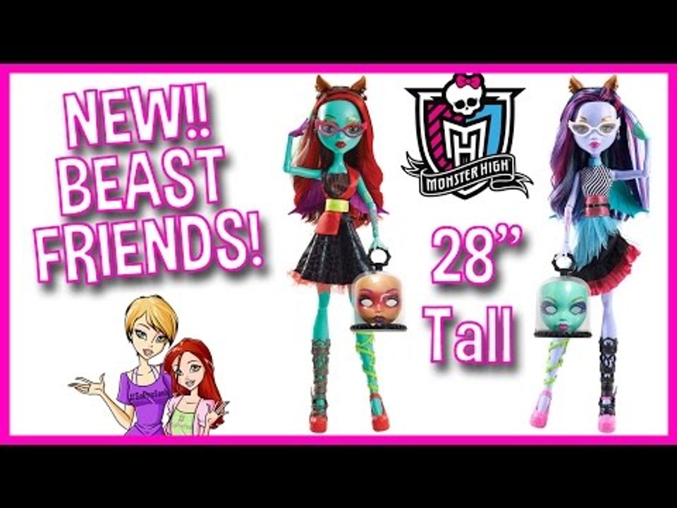 NEW!! Monster High Gore-geous Ghoul Beast Freaky Friend Dolls