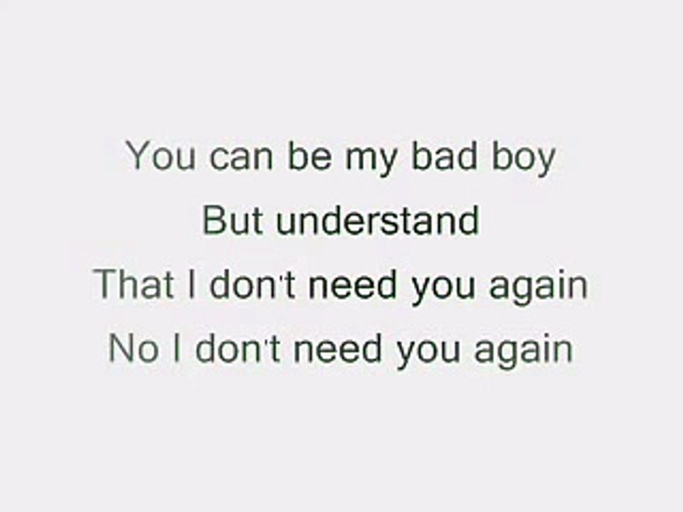 Bad Boy by Cascada (Lyrics)
