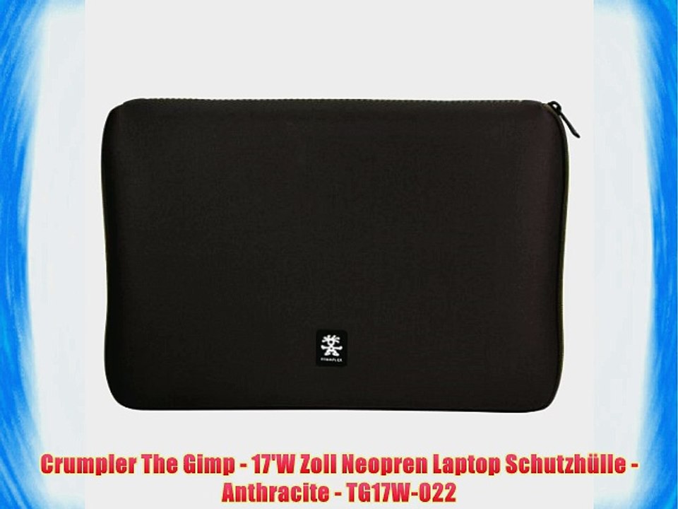 Crumpler The Gimp - 17'W Zoll Neopren Laptop Schutzh?lle - Anthracite - TG17W-022