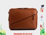 FEYNSINN Rucksack TOM - Schultertasche gro? fit f?r 15 laptop iPad - Backpack echt Leder hellbraun-cognac