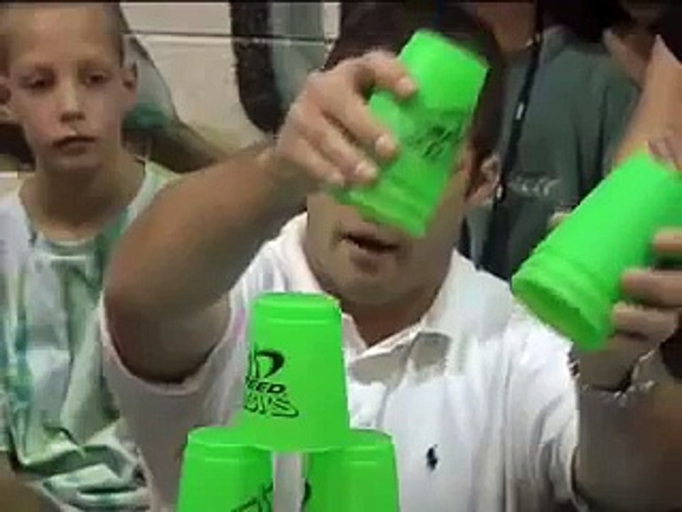 Speed Stacks World record Cup Stacking video Dailymotion