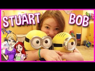 NEW MINIONS at Build a Bear Making Minion Bob and Stuart with Sound!