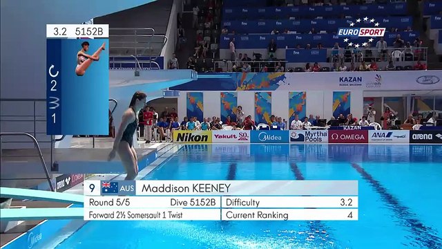 Fail : Maddison Keeney rate son plongeon (Kazan 2015)