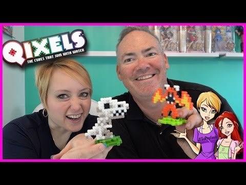 Qixels Fuse Blaster and Turbo Dryer Reviews Create Cool Cube Characters