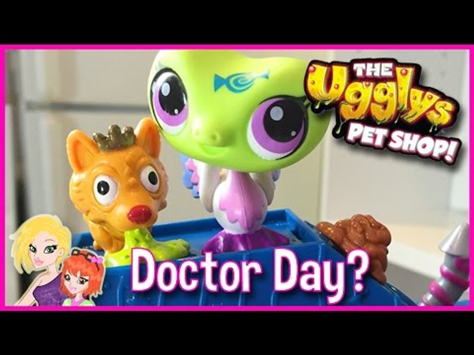 The Ugglys Pet Shop Meet Monster High Iris Monster and LPS Frog Swan