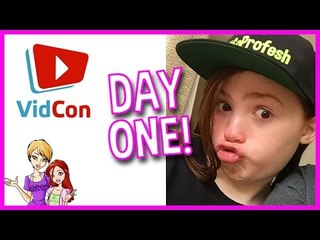 Vidcon Day One Young Youtubers at Play and Work! Family Vlog