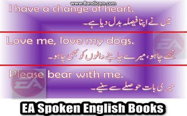 EA Spoken English Every day Sentences for daily use