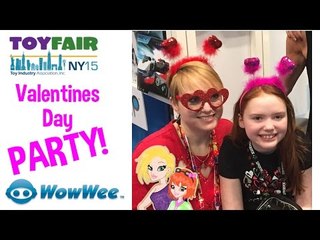 Gracie Goes to Toy Fair NYC Day 1 : WowWee Valentines Day Party!