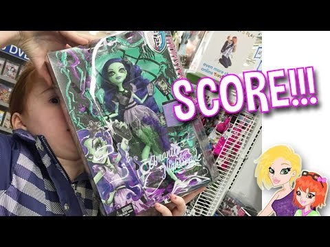 Monster High Amanita Nightshade and Shopkins Haul | The Doll Hunters