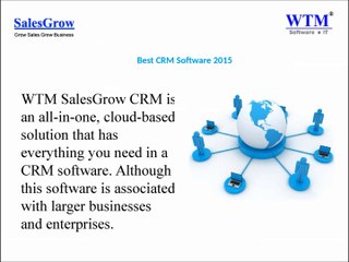 Why WTM SalesGrow CRM Software