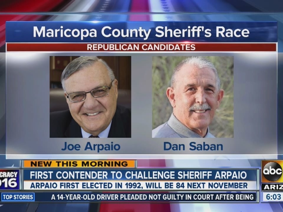 First contender to challenge Arpaio