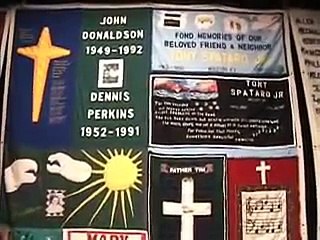 AIDS Quilt Panels on display for World AIDS Day