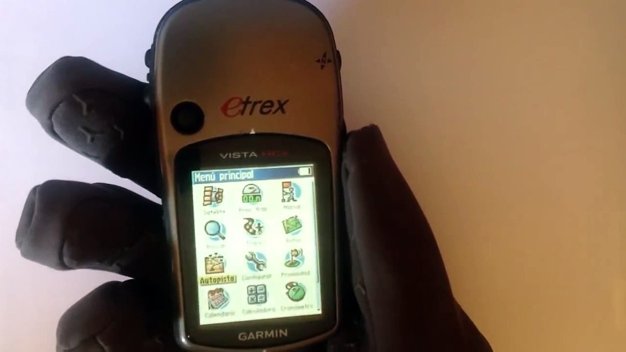 Evaluando equipo de montaña (español) - Garmin etrex Vista HCx - GPS para montañistas
