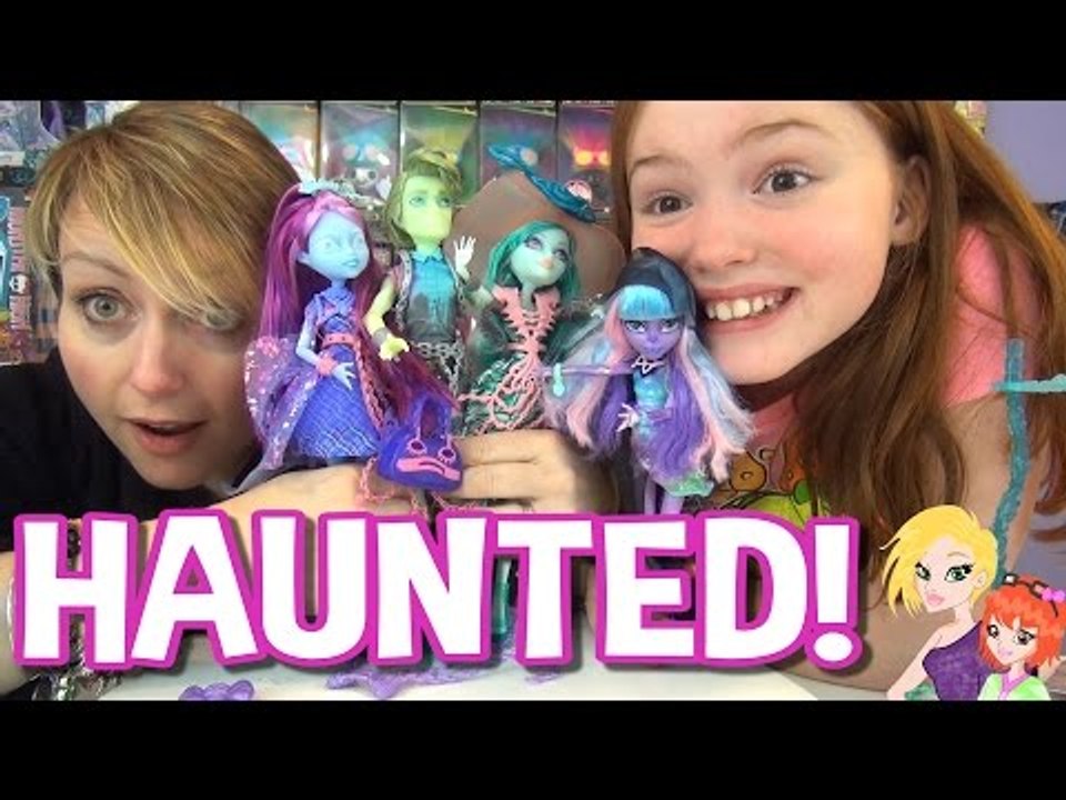 Monster High Haunted Dolls  Vandala, Porter, River and Kiyomi Dolls Review