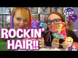 MLP Equestria Girls Rockin Hairstyle Rainbow Dash, Fluttershy and Twilight Sparkle Dolls Review