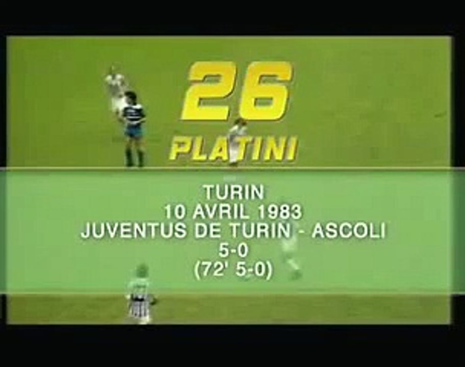 Platini : Juventus - Ascoli (1983)