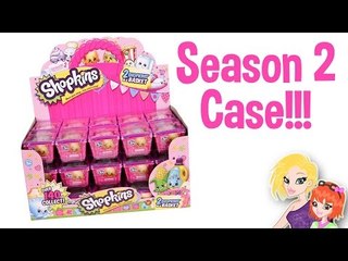 Opening an Entire Case of Shopkins Season 2 Blind Baskets! We Did It LIve!!