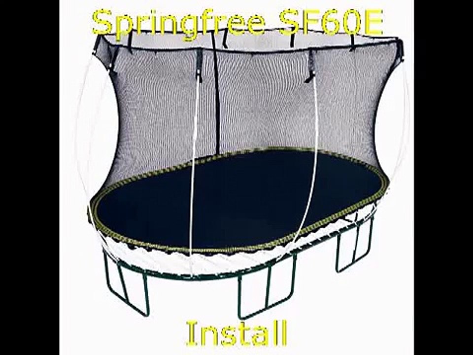 Springfree Trampoline SF60E install